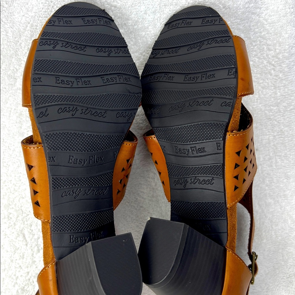 Easy Street Women's Brown Sandals - Picture 7 of 7